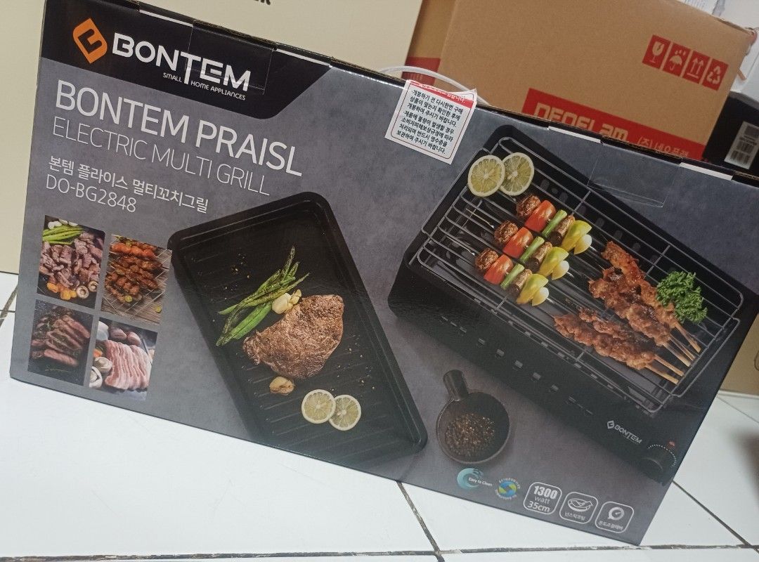 Electric Multi Grill (Category: Other Home Appliances) located in Bulacan. Submitted by swiftpenguin_993315 (Listing ID 1468674047, Image 1). Description: Electric Multi Grill Brandnew/Sealed.