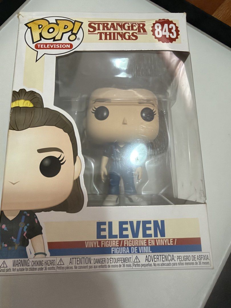 Eleven 843 Funko Pop (Category: Kids Toys) located in Quezon City. Submitted by krtstn (Listing ID 1468563467, Image 1). Description: - Stored in Display - Free protector case .