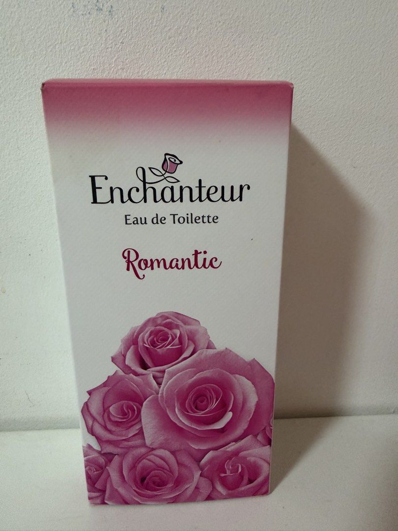 Enchanteur Romantic Eau de Toilette 50ml (Category: Fragrance & Deodorants) located in Manila. Submitted by eksenadora (Listing ID 1468500007, Image 1). Description: - Brand: Enchanteur Romantic Eau de Toilette - Fragrance Notes: Bulgarian rose, white jasmine, mandarin, violet, and vanilla - Condition: Brand new, unopened packaging - Formulation: Ozone-friendly formula - Production Date: September 2022 - Expiry Date: August 2027 - well-stored Loc