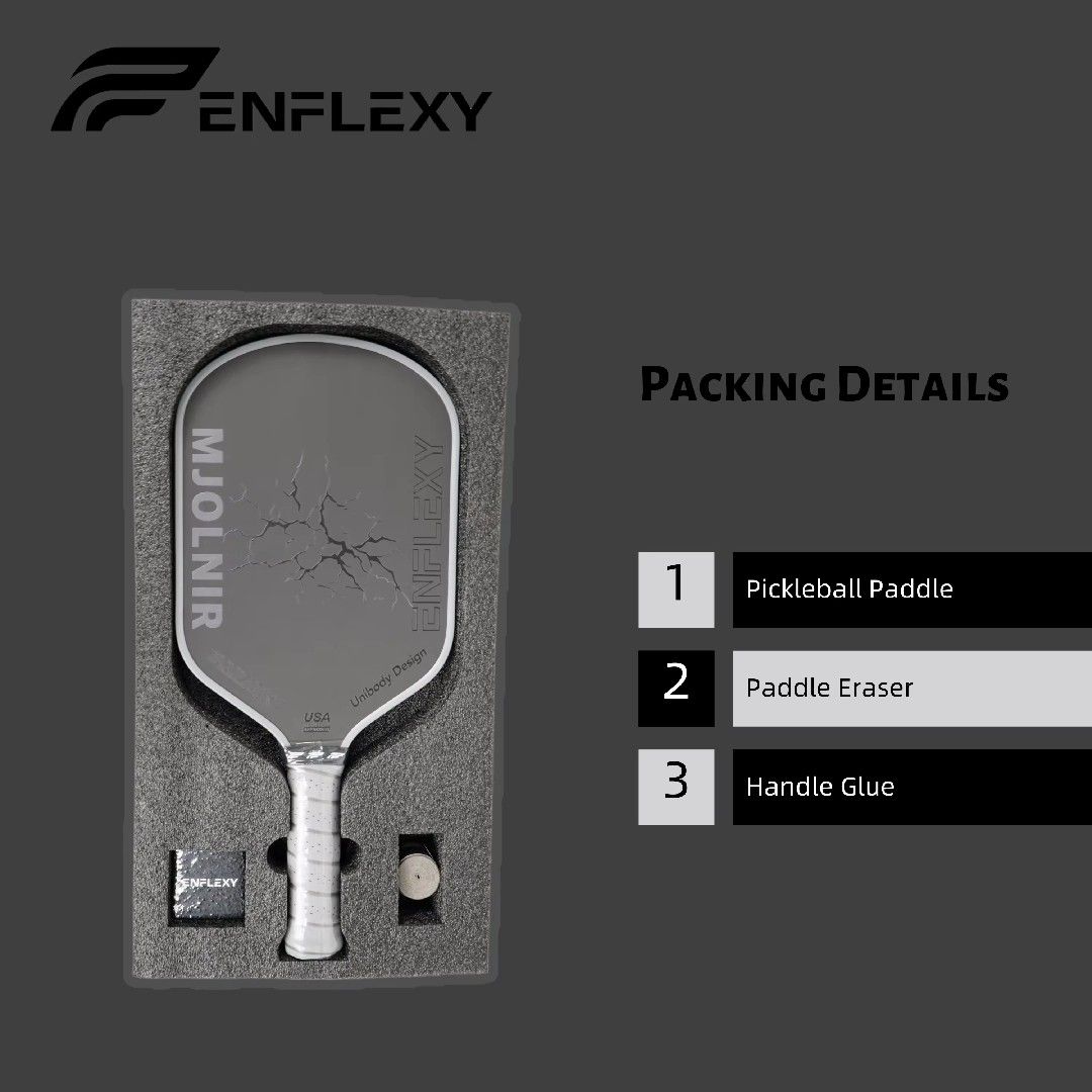 Enflexy Mjolnir Boomcore Pickleball Paddle 16mm (Category: Racket and Ball Sports) located in Caloocan City. Submitted by euniceds (Listing ID 1468502769, Image 2). Description: Brand New SEALED Original Below SRP Enflexy Mjolnir Pickleball Paddle Boomcore 16mm Available color: 2 pink, 1 silver Srp Php3,800.00 Php2,999.00 each only PICK UP OR DELIVERY LOCATION: NORTH CALOOCAN.