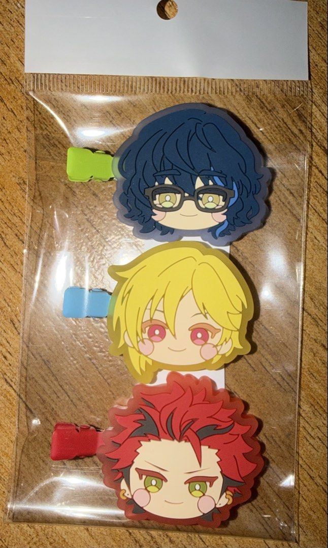 Ensemble Stars! Mini Colle! Bangs Clip (Category: Hair Accessories) located in Bacolod City. Submitted by quickocean-c957 (Listing ID 1468562643, Image 1). Description: 3 clips / pack 22 packs available .