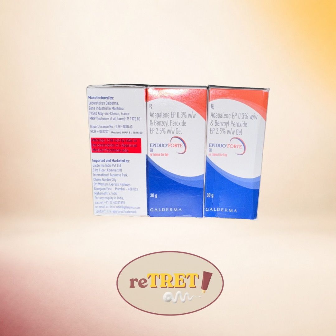 Epiduo Forte (Category: Face Care) located in Pilar. Submitted by retretph (Listing ID 1468559977, Image 1). Description: Epiduo Forte 30g tube Expiration Date: April 2027 100% authentic Manufactured in France Marketed in India.