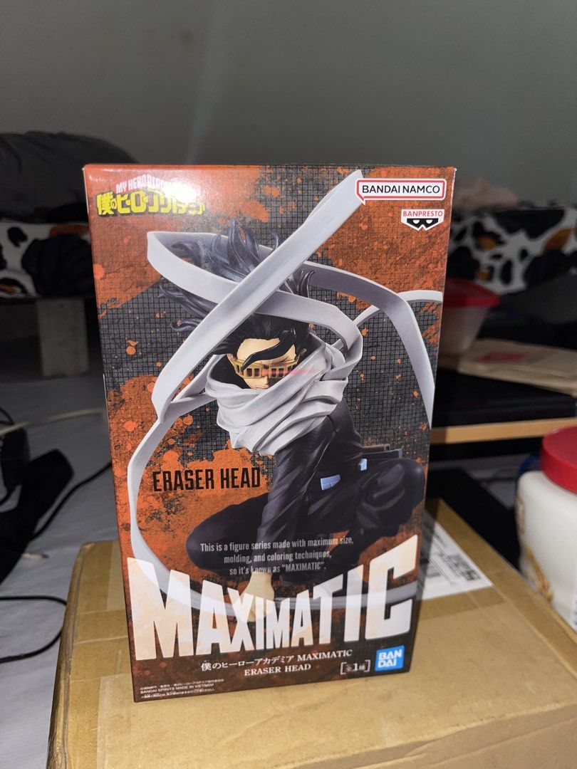 Eraser Head - My Hero Academia (Category: Figurines & Statues) located in Manila. Submitted by lalalalaa23 (Listing ID 1468517849, Image 1). Description: BIB Mint Condition Fixed Price 📍Mandaluyong can deliver via grab/lalamove, open for meetups nearby.