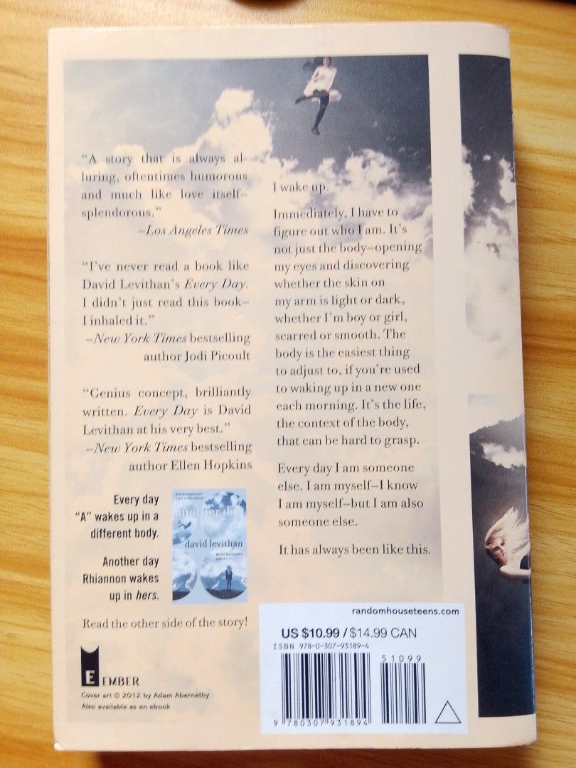 Every day (Category: Storybooks) located in San Carlos City. Submitted by wisetree062000 (Listing ID 1468539406, Image 2). Description: Authentic book bought from NBS. Please note that this is pre-loved, so there are signs of use/ wear and tear. Feel free to message me for more pictures or inquiries! 😊 ​Mode of payment: Bank Transfer (Maribank, Gotyme, Gcash) Shipping fee to be shouldered by the buyer. (J&T / LBC) 📍San Carlos City, Negros Occid