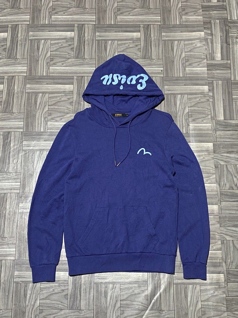 Evisu Hoodie (Category: Hoodies) located in San Pablo. Submitted by lazy.thrifttt (Listing ID 1468623991, Image 1). Description: Evisu Korea Seagull Logo Hoodie Size S on tag(can fit to M) 19Wx26L 10/10 Color Rate No Flaws.