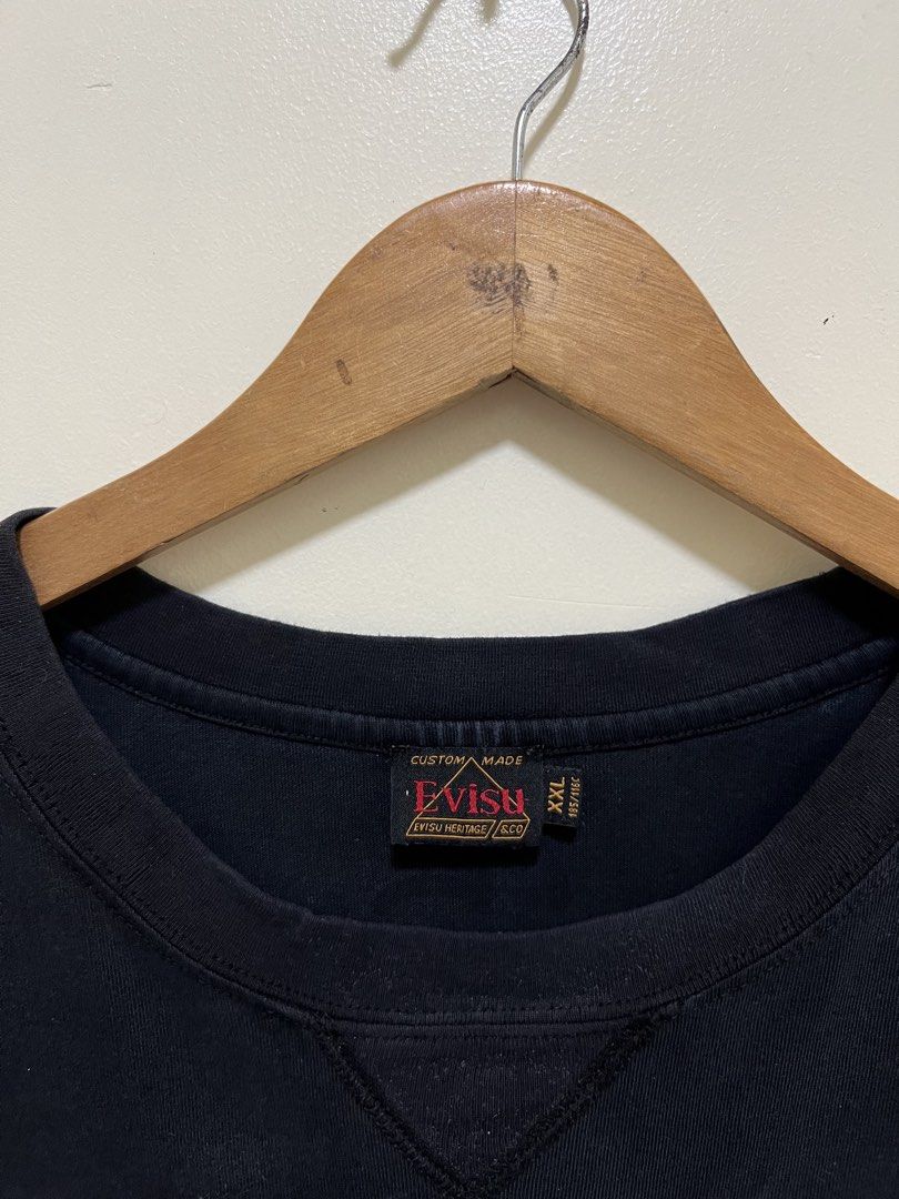 Evisu Neo New Big Design Shirt (Category: Tshirts & Polo Shirts ) located in Manila. Submitted by thriftpoint99 (Listing ID 1468644052, Image 2). Description: 24x28.5 Issue loose neck line only Excellent condition.