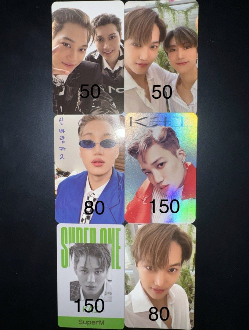 Exo Kai Photocards (Category: K-Wave Merchandise) located in Makati City. Submitted by marla0908 (Listing ID 1468665421, Image 1). Description: -official.