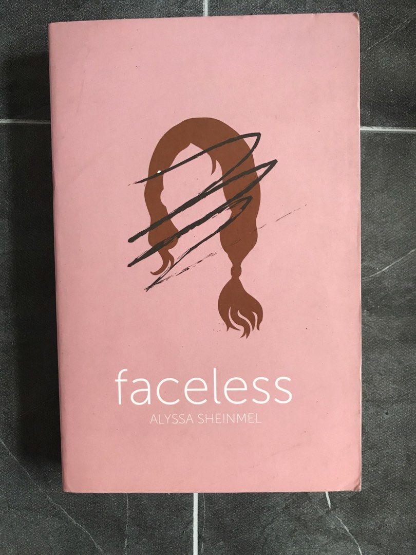 Faceless by Alyssa Sheinmel YA Novel Paperback (Category: Storybooks) located in Pilar. Submitted by dhelsomera20308 (Listing ID 1468554684, Image 1). Description: - Title: Faceless by Alyssa Sheinmel - Publisher: Chicken House - Format: Paperback YA fiction - Condition: Clean interior, readable, minor shelf wear on edges, and slight natural yellowing of pages from age Faceless is an emotionally gripping novel about a girl who gets a face transpl