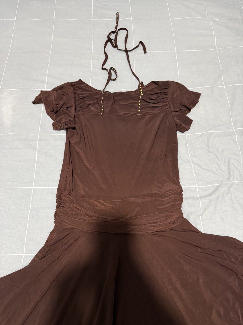 Fairy Core Brown Dress (Category: Dresses) located in Pasay City. Submitted by kamilush (Listing ID 1468598694, Image 2). Description: S-M.