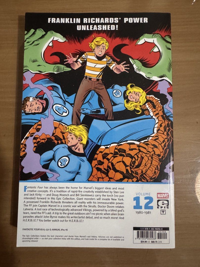 Fantastic Four Epic Collection Volume 12 Paperback Marvel Comic Book (Category: Comics & Manga) located in Pasig City. Submitted by acffashion31 (Listing ID 1468504754, Image 2). Description: .