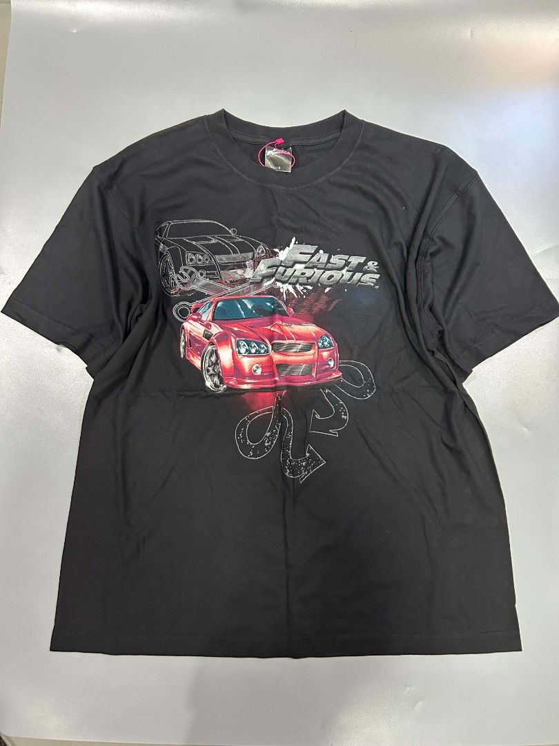 Fast and furious tees single stich (Category: Activewear) located in Santa Rosa. Submitted by _ba_mo_si_ (Listing ID 1468527044, Image 1). Description: Size large 22 width 29 length Dm.