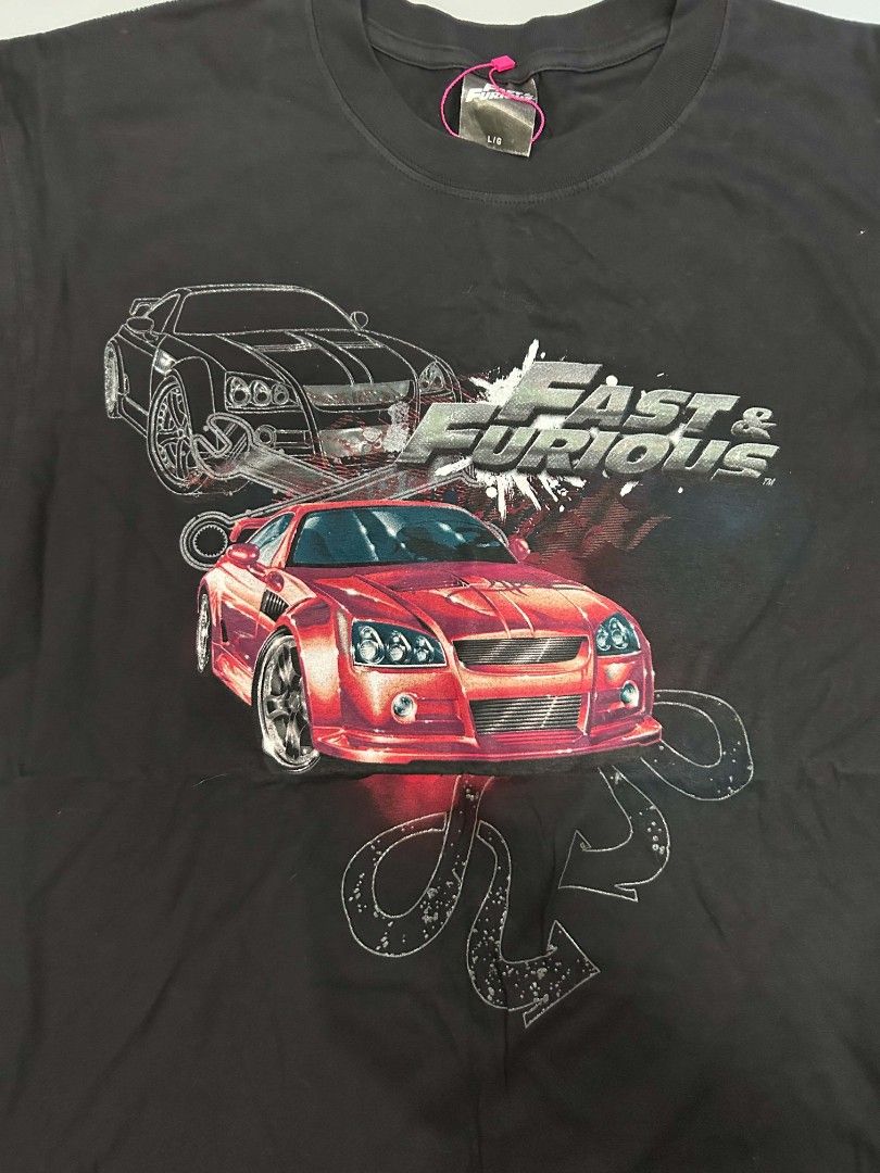 Fast and furious tees single stich (Category: Activewear) located in Santa Rosa. Submitted by _ba_mo_si_ (Listing ID 1468527044, Image 3). Description: Size large 22 width 29 length Dm.
