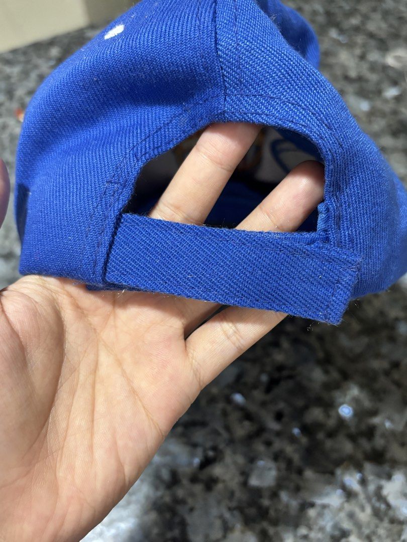 FC Barcelona Blue Baseball Cap Hat (Category: Caps & Hats) located in Taytay. Submitted by chippylala (Listing ID 1468641763, Image 2). Description: - Authentic FC Barcelona design in a bright blue colorway - Features embroidered club crest on the front - Stylish white 'BARCELONA' lettering on the brim - Contrasting white and beige side panels - Adjustable strap closure at the back for a custom fit - Perfect for match days and everyday wear for f