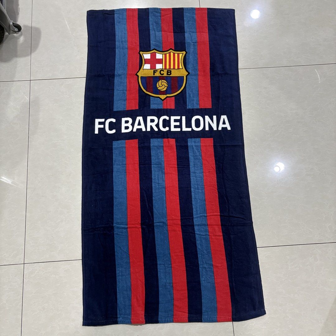 FC Barcelona cotton towel (Category: Bedding & Towels) located in Quezon City. Submitted by myextras (Listing ID 1468582764, Image 1). Description: size 28x54” 100 percent cotton no merch tag.