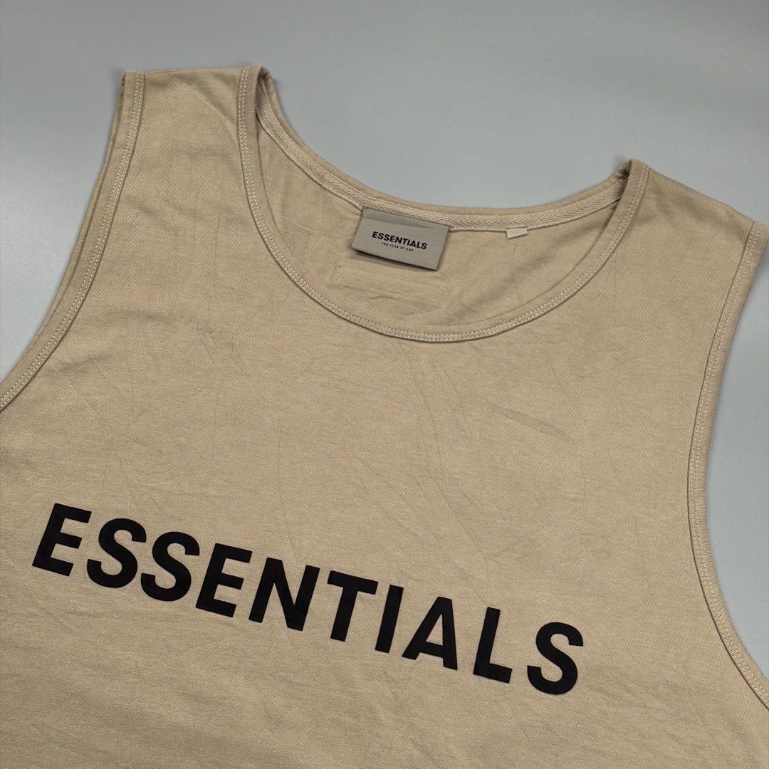 Fear of god Essentials (Category: Activewear) located in Cavite. Submitted by onebeancent (Listing ID 1468598187, Image 3). Description: 🔘CODE 0045 Size: XXL Dimension: 27" Width | 31" Length Color: Taupe Color Rate: 10/10 Issue: None Condition: Like new‼️ Price: 850php Additional Shipping Fee (J&T Small Pouch) 75php Luzon 100php visayas 120php mindanao .