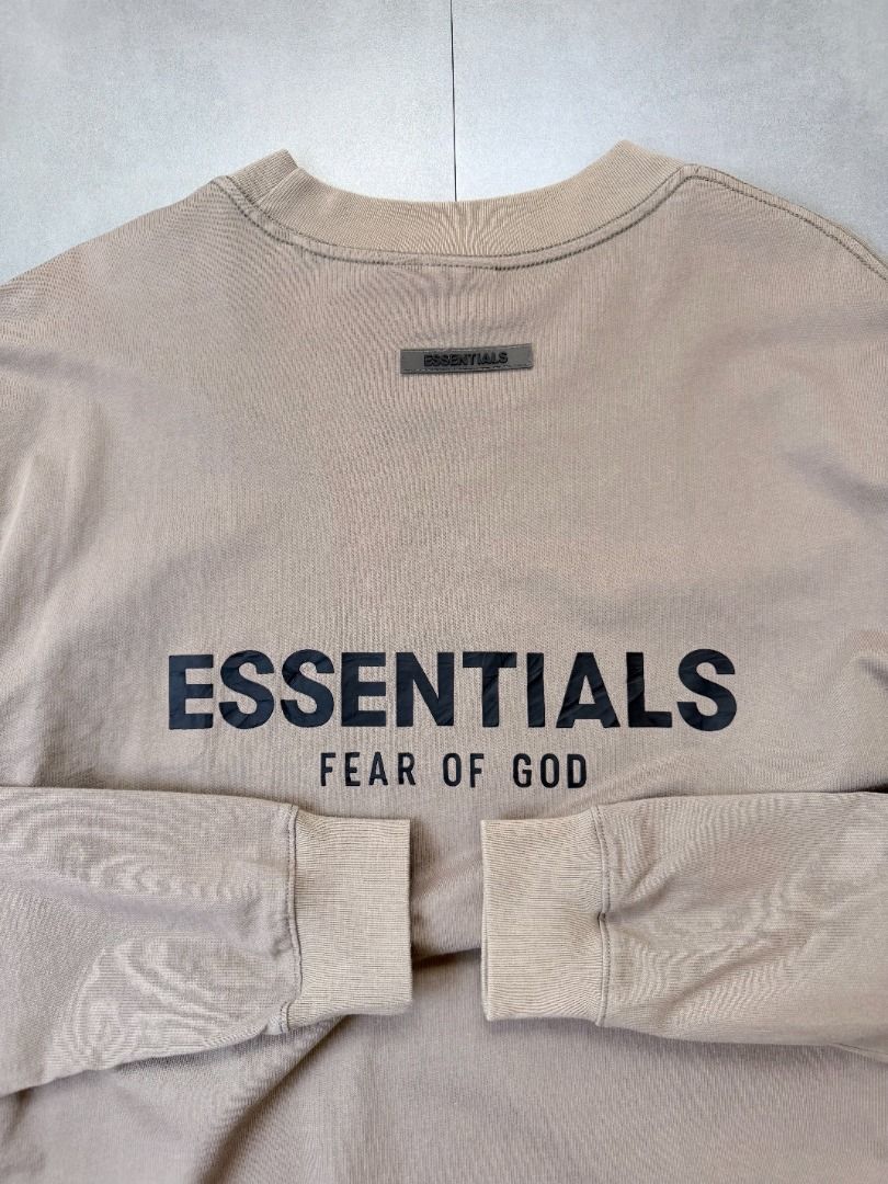 Fear of God Essentials longsleeve (Category: Coats, Jackets and Outerwear) located in Cabanatuan. Submitted by argarments.ph (Listing ID 1468511196, Image 3). Description: Tagged: XL on tag Width 24" | Length 30" | Sleeves 26.5" Condition: Great condition Issue(s): -.