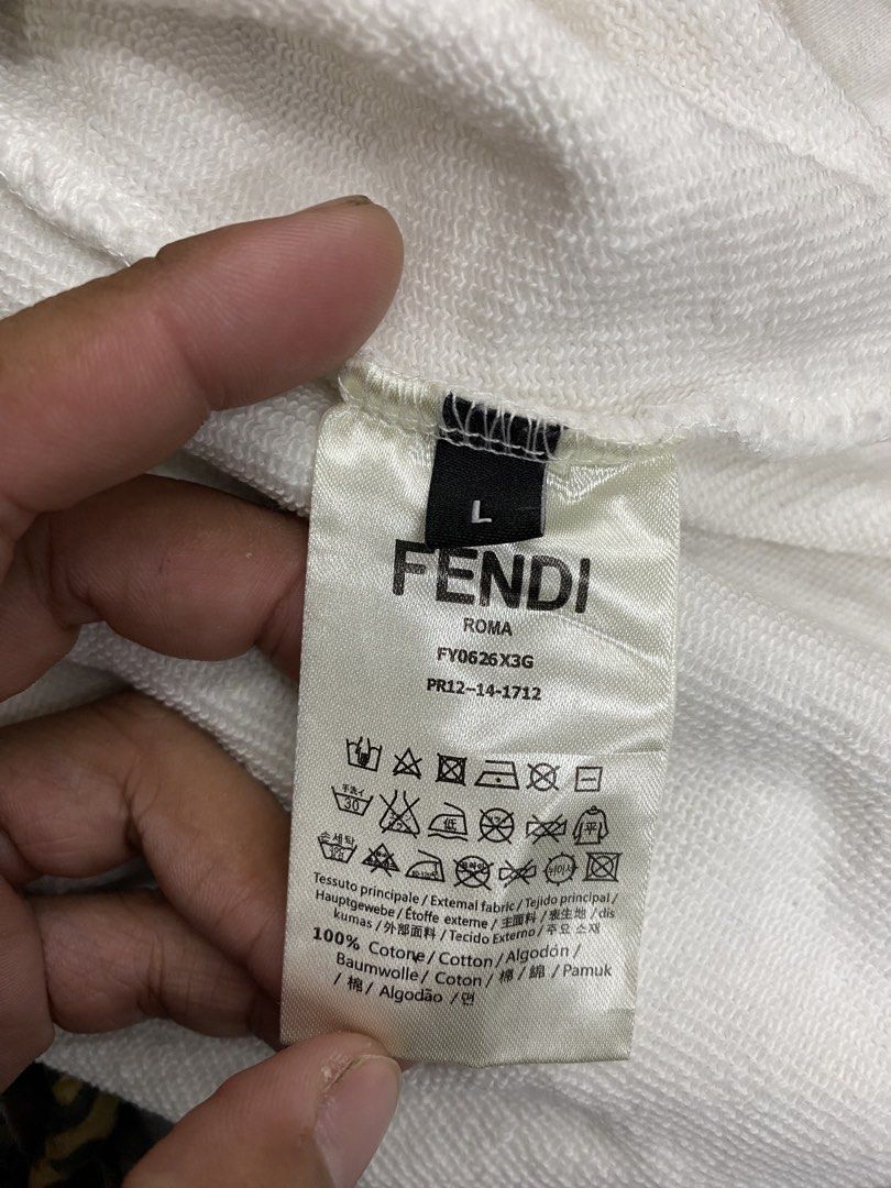 FENDI ZUCCA FF LOGO HOODIE (Category: Hoodies) located in Manila. Submitted by ercmrsmam (Listing ID 1468663620, Image 3). Description: FEND! ZUCCA FF LOGO HOODIE W 22.5 L 29.5 Cr 9.5 Excellent condition 📍BACLARAN PARANAQUE 🛵 JNT/ LBC/ LALAMOVE 💵 GCASH/ PAYMENT FIRST.