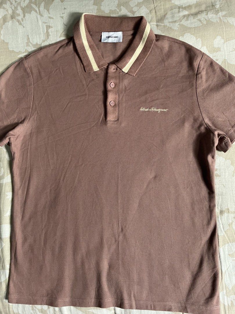 Ferrogamo small mens (Category: Tshirts & Polo Shirts ) located in Angeles City. Submitted by goodbuysathome (Listing ID 1468525789, Image 1). Description: Ferrogamo poloshiry mens Small Check photos nalang Po for exact measurements Add Sf 55 Gcash payment.