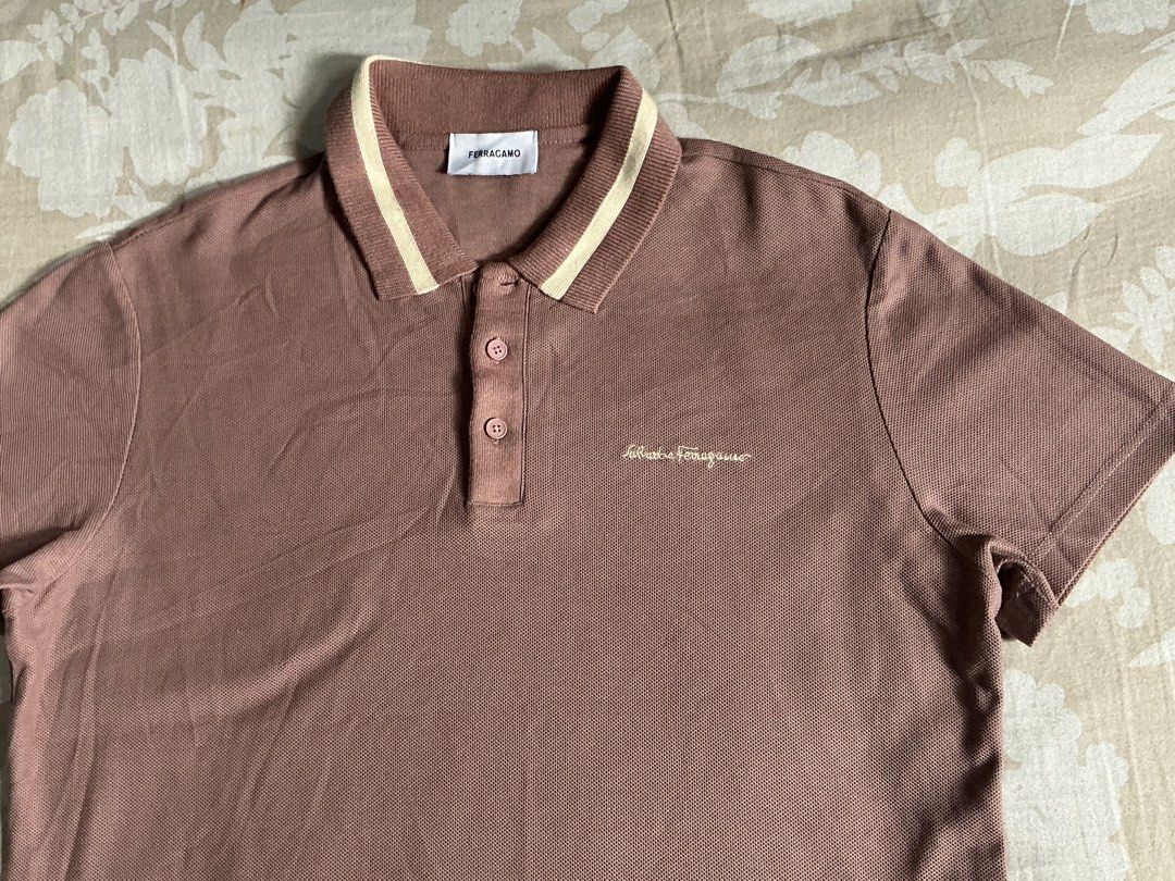 Ferrogamo small mens (Category: Tshirts & Polo Shirts ) located in Angeles City. Submitted by goodbuysathome (Listing ID 1468525789, Image 3). Description: Ferrogamo poloshiry mens Small Check photos nalang Po for exact measurements Add Sf 55 Gcash payment.