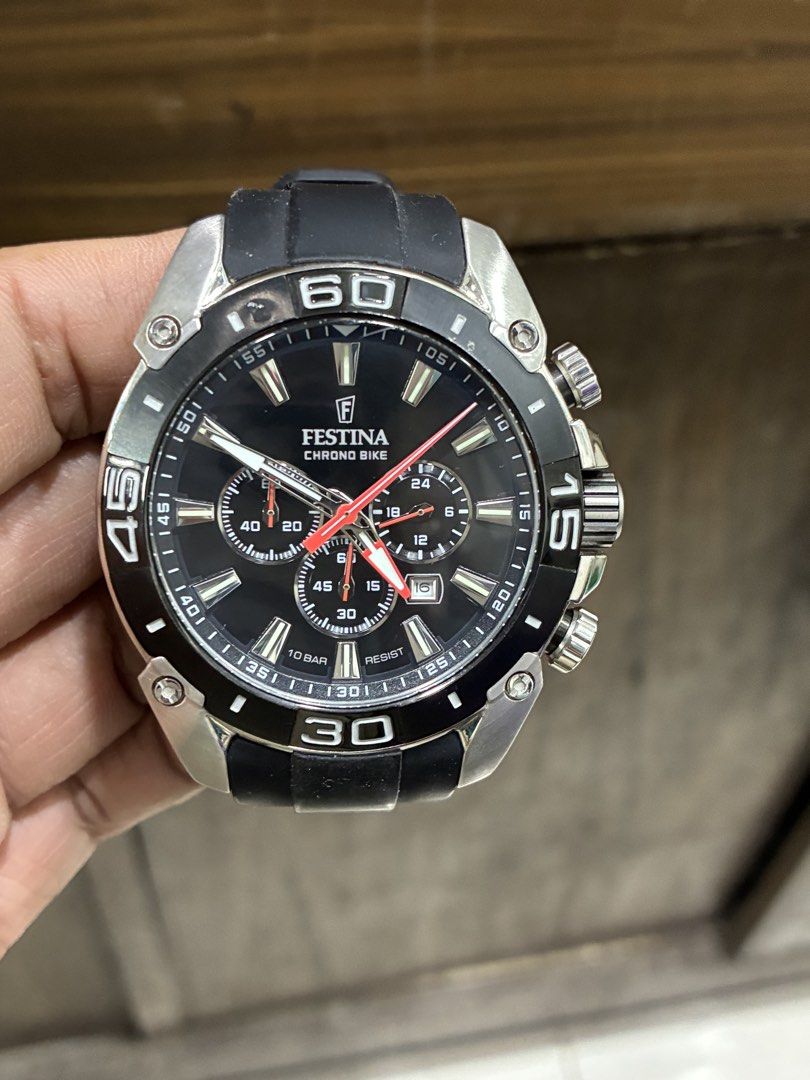 Festina Chronograph Mens Watch (Category: Men's Watches) located in Manila. Submitted by tictac921 (Listing ID 1468611681, Image 3). Description: .