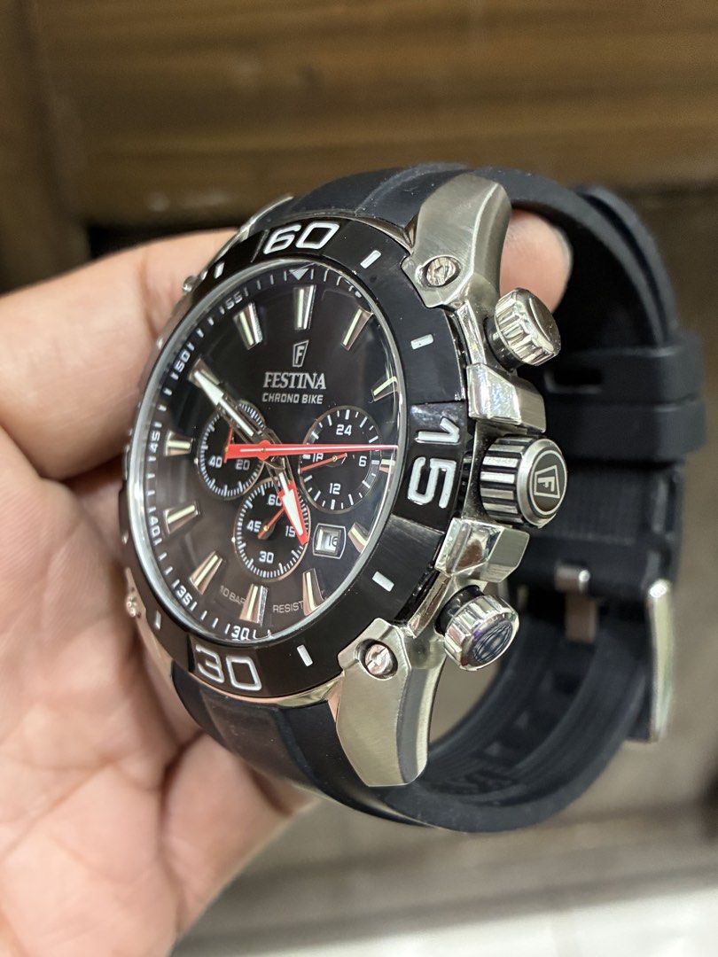 Festina Chronograph Mens Watch (Category: Men's Watches) located in Manila. Submitted by tictac921 (Listing ID 1468611681, Image 2). Description: .