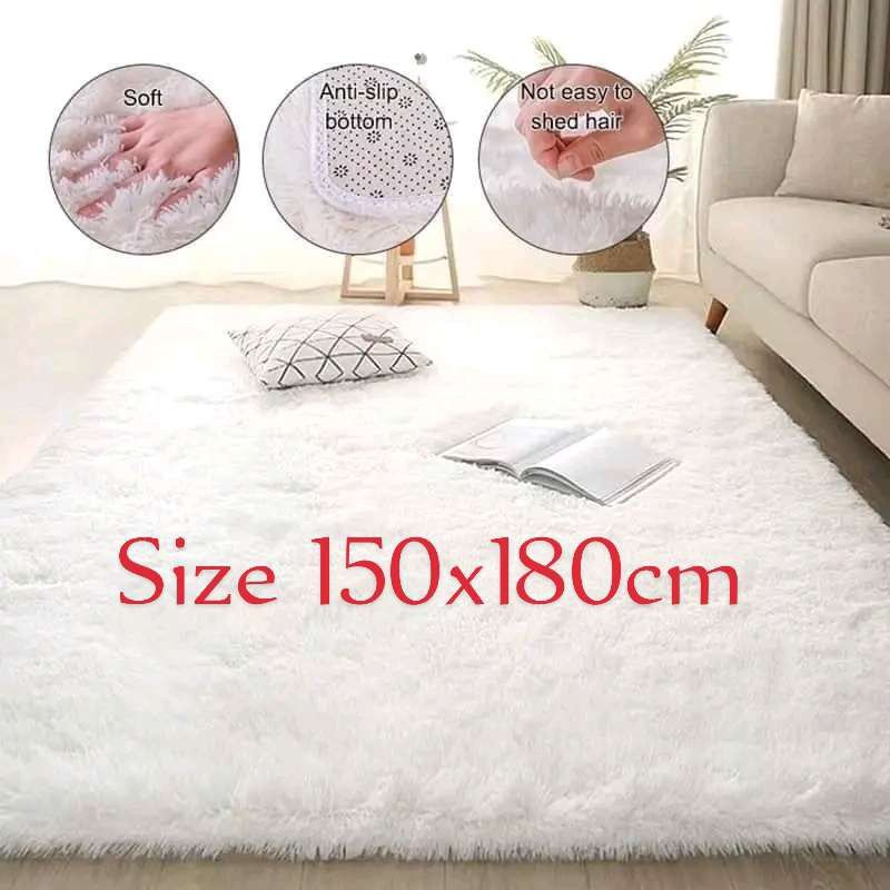 Fluffy soft carpet (Category: Carpets, Mats & Flooring) located in Manila. Submitted by chris.carpet.shop (Listing ID 1468501560, Image 1). Description: Size 80x120cm 450 Size 80x160cm 600 Size 150x180cm 1050 Size 160x230cm 1500.