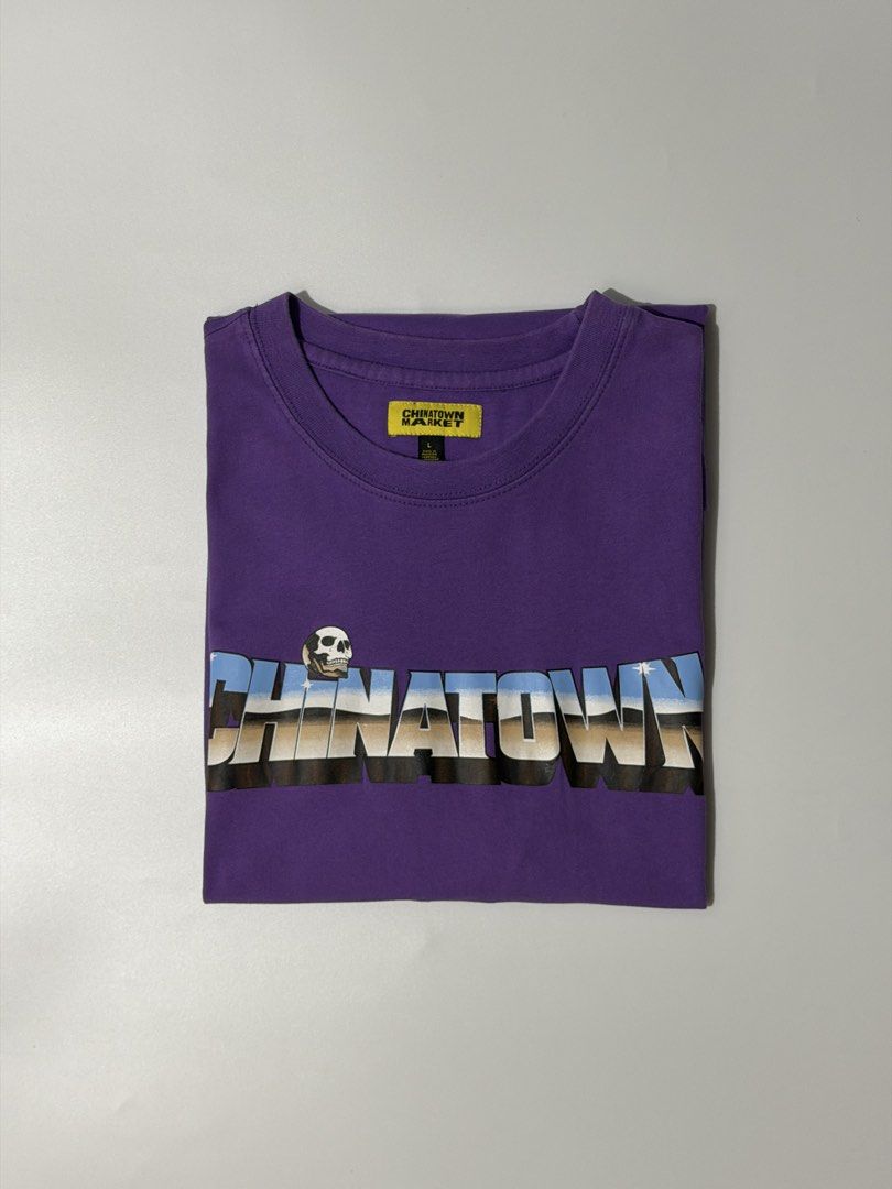 For sale (Category: Tshirts & Polo Shirts ) located in Marikina City. Submitted by hsatstnemesabeht (Listing ID 1468628458, Image 1). Description: Chinatown Size large Dimension Width 21 | Length 30 Excellent condition Flaws : 3 small pinhole check last 2 pics .