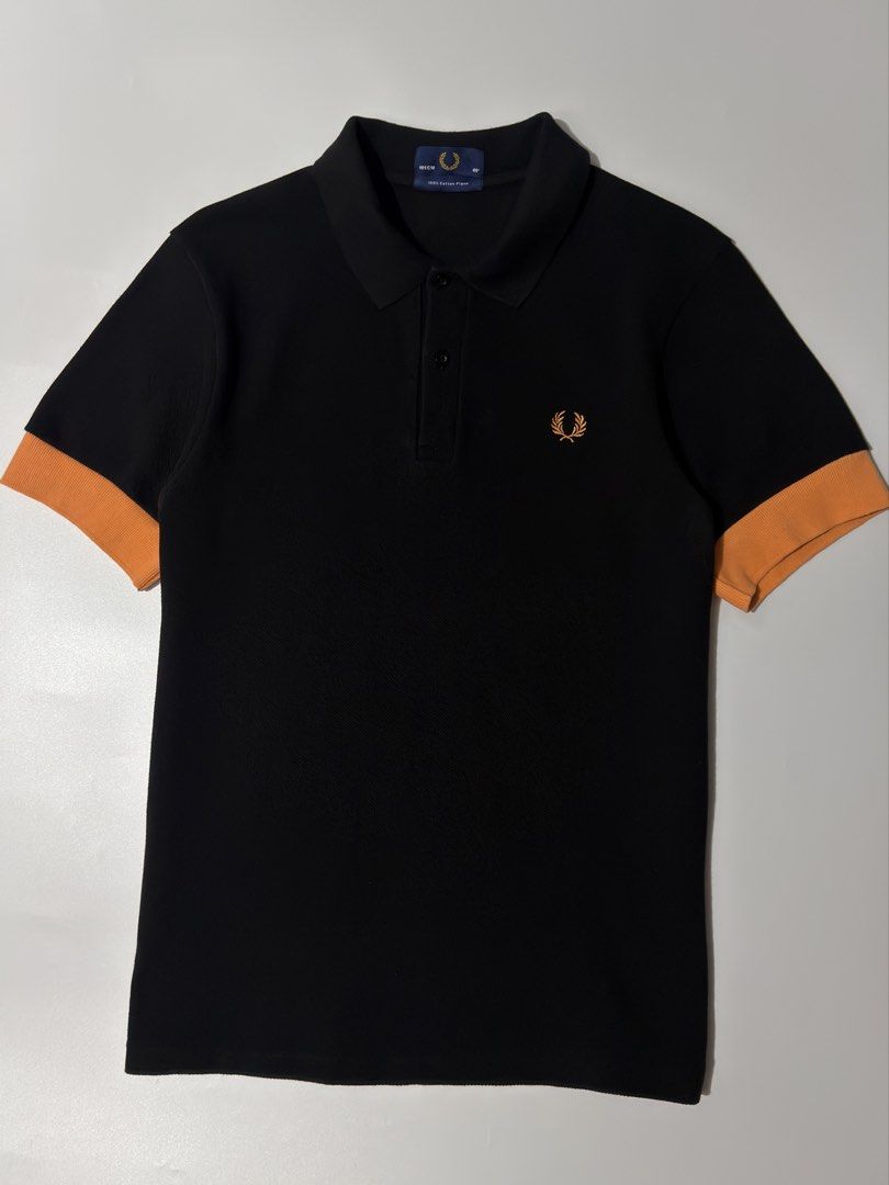 For sale (Category: Tshirts & Polo Shirts ) located in Marikina City. Submitted by hsatstnemesabeht (Listing ID 1468629016, Image 3). Description: Fredperry Size medium Dimension Width 20 | Length 28.5 Excellent condition.