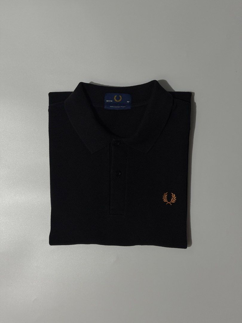 For sale (Category: Tshirts & Polo Shirts ) located in Marikina City. Submitted by hsatstnemesabeht (Listing ID 1468629016, Image 1). Description: Fredperry Size medium Dimension Width 20 | Length 28.5 Excellent condition.