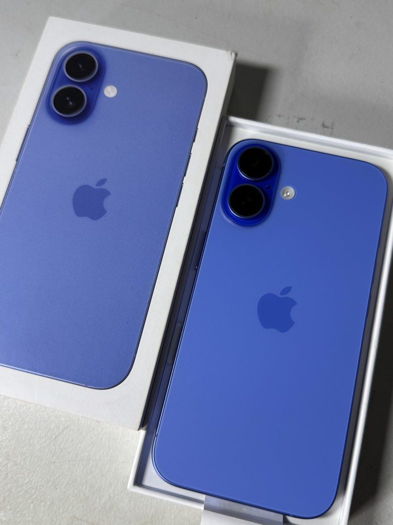 For Sale iPhone 16 (Category: iPhone 16 Series) located in Cavite. Submitted by l.brendon (Listing ID 1468597782, Image 1). Description: Selling Dad’s iPhone 16 128GB / Ultramarine 98% Battery Health / 198 Cycle Count No dents or any paint chips on body Never been repaired or opened Purchased in Power Mac Center (December 11, 2024) Inclusions: Original Box Original Cable 1 Case Rfs: Will upgrade his Android Message me for more pictures and questi