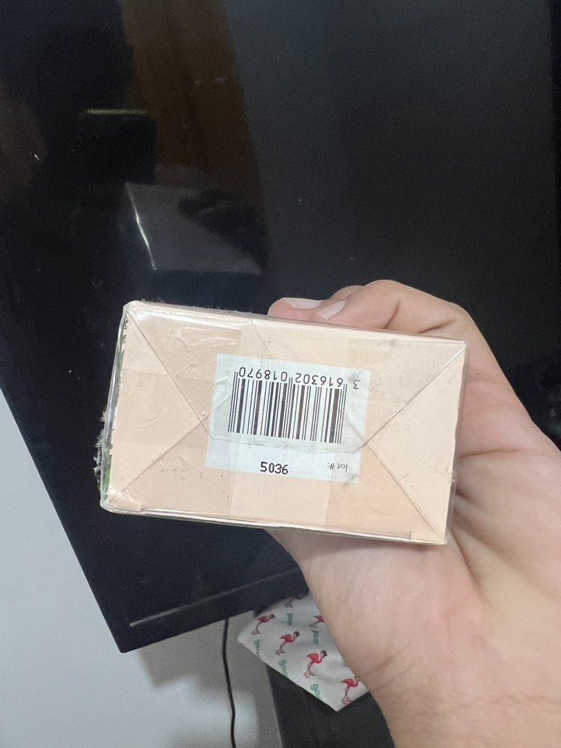 Fragrance Box with Barcode 3616302018970 (Category: Fragrance & Deodorants) located in Butuan. Submitted by ninzzme26 (Listing ID 1468576114, Image 1). Description: - 100% Authentic and brand new fragrance - Factory-sealed in original clear plastic wrap (completely unopened) - Barcode: 3616302018970 clearly printed on the back - Lot Number: 5036 marked on the sticker - Stored carefully in a cool, dark place away from direct sunlight - Perfect for