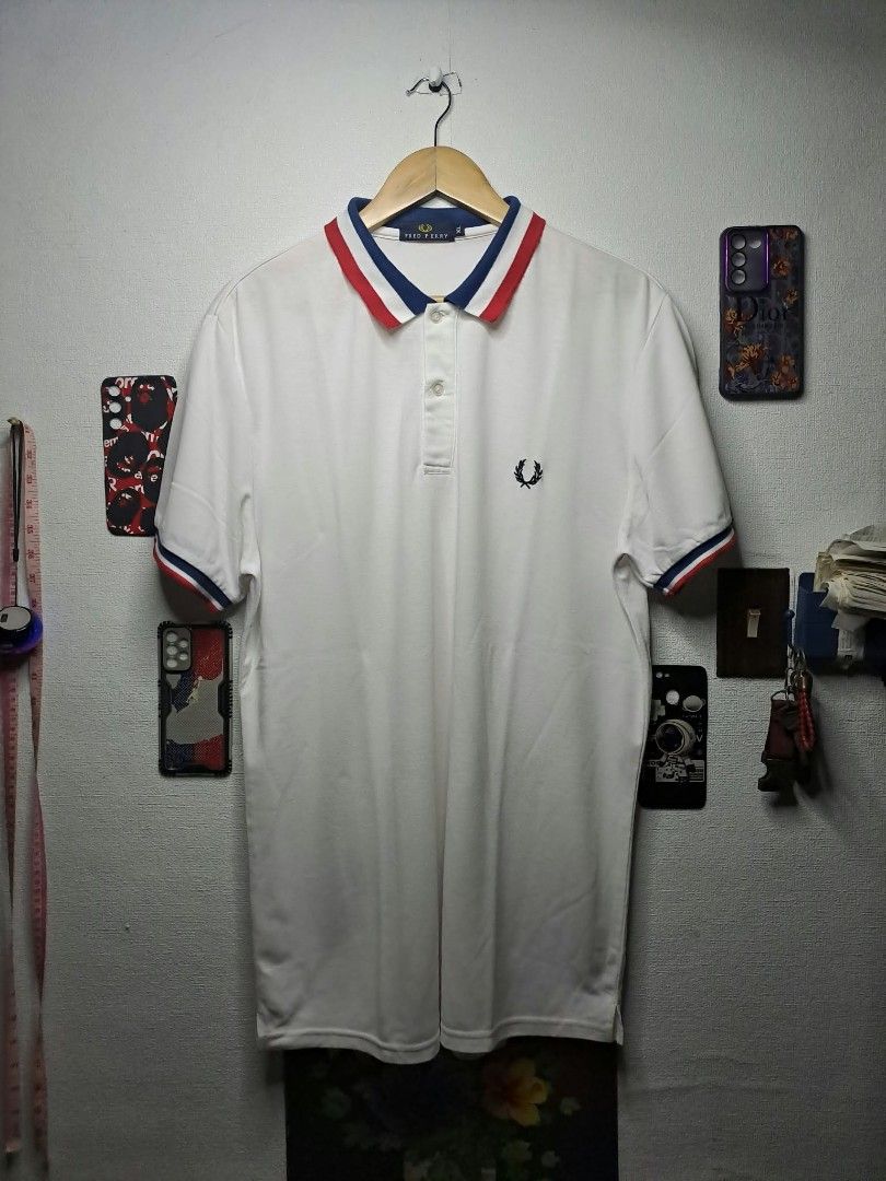 Fred Perry Twin - Tipped (Category: Formal Shirts) located in Quezon City. Submitted by yaseen73 (Listing ID 1468709044, Image 1). Description: Fred Perry Twin - Tipped Polo Shirt With Red, White and Blue Cotton 100% / No Wash Tags ❌ Wearing Size : XL on Tag Dimensions : Please Refer to the Photo Color Rate : 9.9/10 No Issue In Excellent Condition 799.00 Courier : J&T Lalamove MOP : G C A S H B A N K T R A N S F E R Seller's Location : 📍K1, brgy
