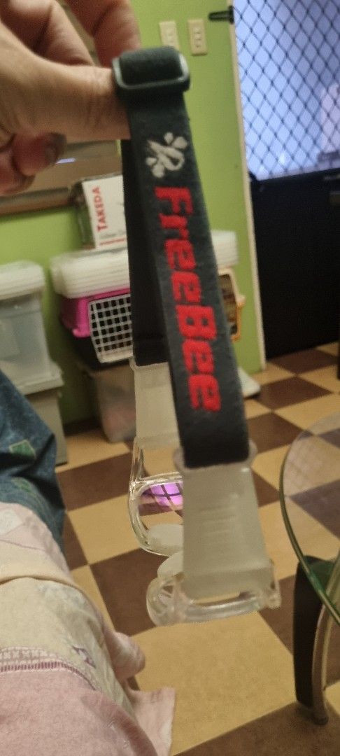 FreeBee Protective Glasses with Strap (Category: Sunglasses & Eyewear) located in Manila. Submitted by ags028705 (Listing ID 1468538697, Image 2). Description: - Brand: FreeBee - Condition: Good as new / Excellent - Color: Transparent frame with black and red strap - Features: Adjustable strap for a secure and comfortable fit - Best Use: Laboratory work, DIY home projects, and workshops - Protection: Reliable eye protection against dust and splas