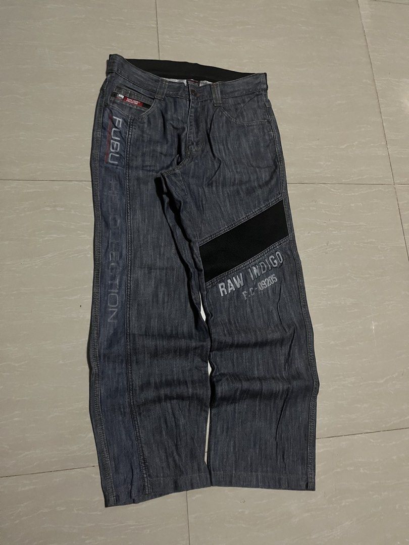 FUBU COLLECTION HIP HOP JEANS (Category: Jeans) located in Manila. Submitted by thrift2lifestyle (Listing ID 1468617724, Image 1). Description: FUBU JEANS COLLECTION EXCELLENT CONDITION ASNEW CRISPY W32 L40 T12 L.O9 NO ISSUE 1099.