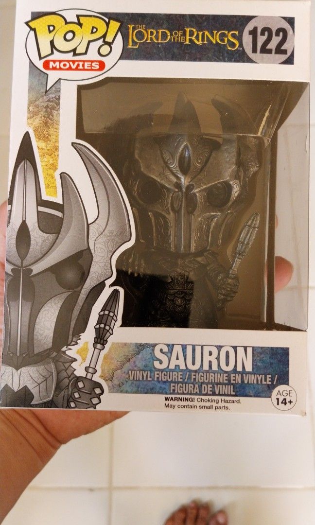 Funko Pop Sauron (Category: Designer & Blind Box Toys) located in Makati City. Submitted by g3labee (Listing ID 1257902685, Image 2). Description: Its window is slightly yellowish due to its age..