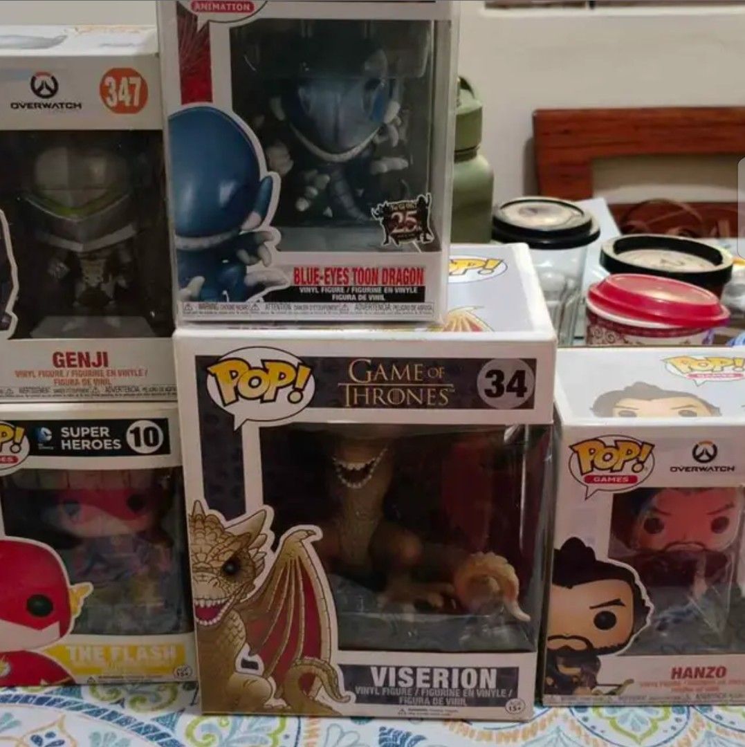 Funko Pops Assorted (Category: Figurines & Statues) located in Cainta. Submitted by zedsheen (Listing ID 1468565160, Image 1). Description: Selling pre owned funko pops for 2000 php (bundle only and slightly negotiable) what you see is what you get you can book your own rider for re assurance MOP - Gcash/Maya RFS - Decluttering Loc - Antipolo.