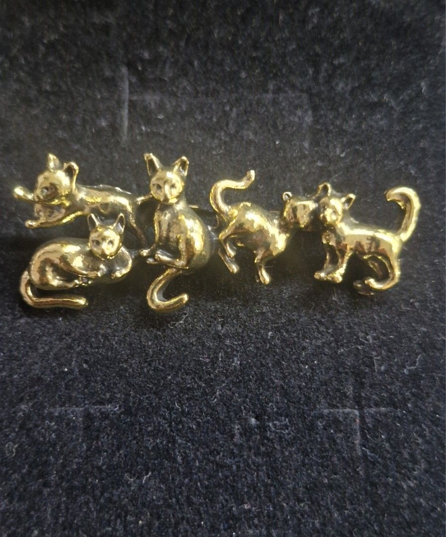 Fur Family Brooch 3 (Category: Brooches) located in Taguig. Submitted by mommaschoice (Listing ID 1468587036, Image 1). Description: Brand new Unisex use Gold-Tone finish Lightweight won't damage the fabric Ships nationwide.