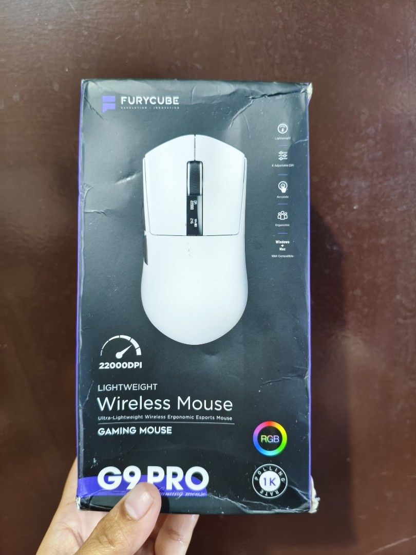 Furycube G9 PRO BT Wireless Rechargeable Mouse bnew (Category: Other Gadgets) located in Cavite. Submitted by cappfinds86177 (Listing ID 1468531481, Image 3). Description: bnew cod lalamove.