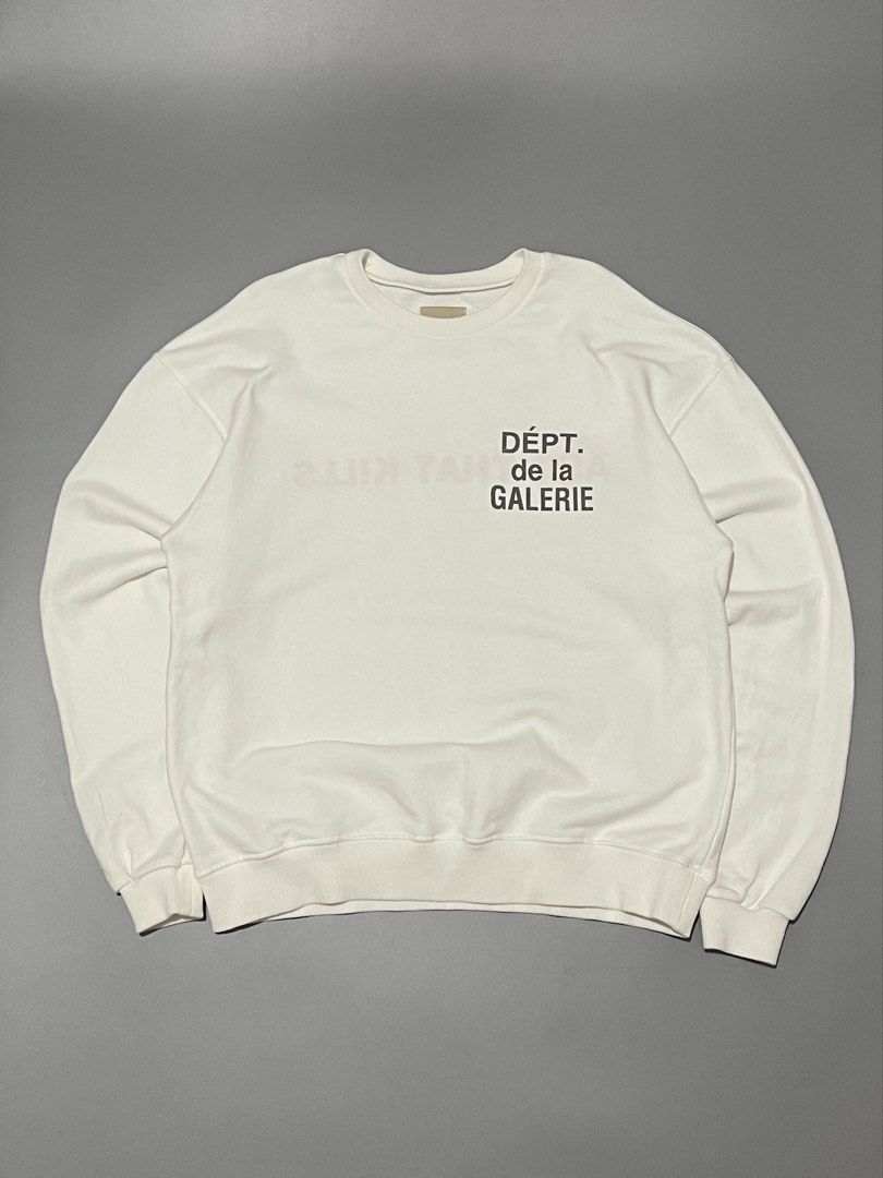 Gallery dept sweater (Category: Coats, Jackets and Outerwear) located in Compostela. Submitted by source_20 (Listing ID 1468537811, Image 1). Description: GALLERY DEPT SWEATER DIMES 21.5X25 CR 9/10 EXCELLENT CONDITION ISSUE WASHABLE STAIN 📍DAVAO DE ORO CAN SHIP VIA JNT .