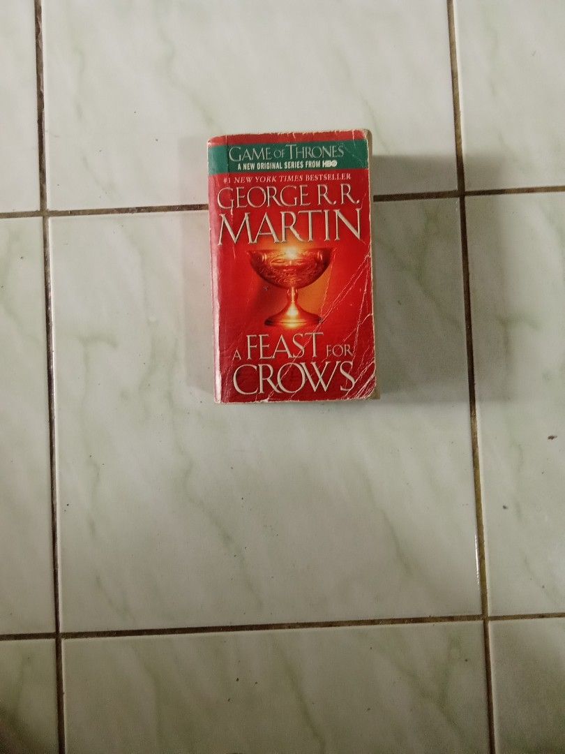 Game of Thrones George RR Martin Feast for Crows (Category: Storybooks) located in Bacolod City. Submitted by goldengem.2dc438 (Listing ID 1468630806, Image 2). Description: ukay x preloved prices are negotiable please manage expectations.