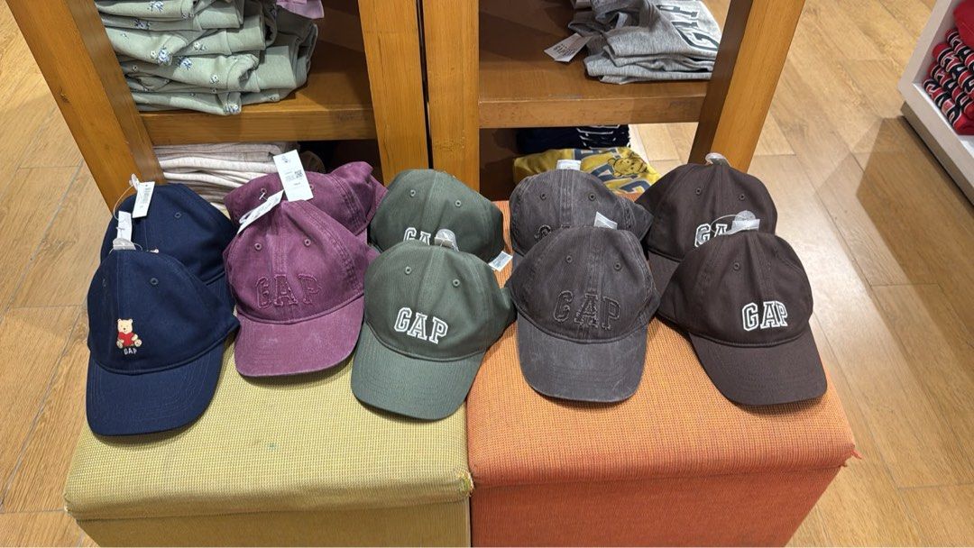 Gap Kids Logo Baseball Hat S/M (Category: Babies & Kids Fashion) located in Manila. Submitted by preloved_new_forsale (Listing ID 1468659442, Image 1). Description: Brand new Gap Kids Size S/M.