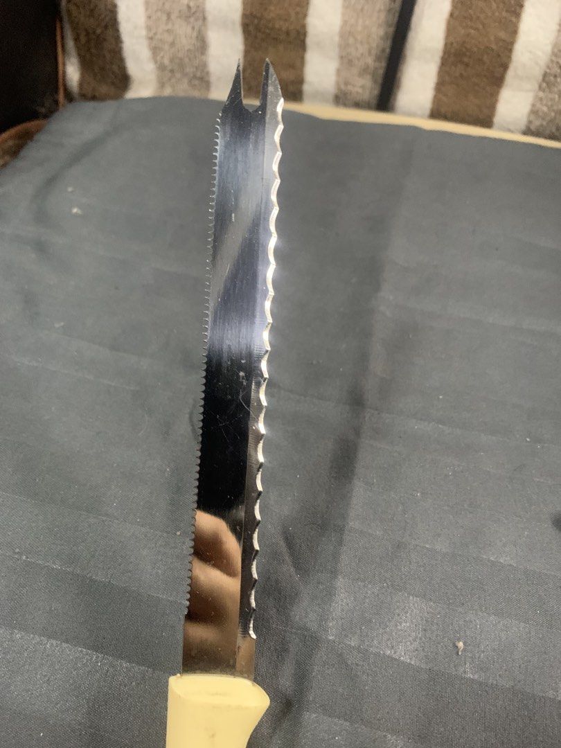 Germany solingen kitchen /seafood knife (Category: Knives & Chopping Boards) located in Cabanatuan. Submitted by mjluxxejapan (Listing ID 1468521474, Image 2). Description: Fixed price aporox 11”. Solid quality. Matibay Makinis pa.. matalas ung mga talim .. details posted .