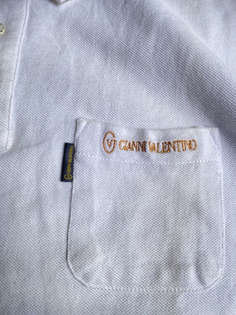 GIANNI VALENTINO POLOSHIRT (Category: Luxury Apparel) located in Tacloban City. Submitted by solothriftfinds (Listing ID 1468540213, Image 2). Description: GIANNI VALENTINO POLOSHIRT GOOD CONDITION NEED WASH.