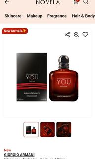 Giorgio armani Stronger with you intensely, Beauty & Personal Care ...