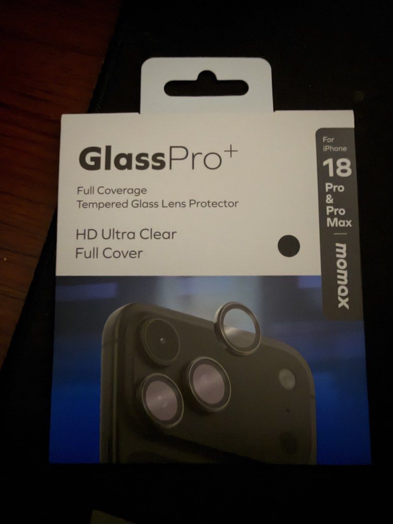 Glass Pro+ Tempered Glass Lens Protector for iPhone 18 Pro & Pro Max (Category: Cases & Sleeves) located in Mandaluyong City. Submitted by deydey9696 (Listing ID 1468523391, Image 1). Description: Selling Tempered Glass Lens Protector for iPhone 18 Pro & Pro Max HD Ultra Clear Full Cover SRP: ₱690 Selling it for ₱300 only Lalamove/J&T Gcash/Bank Transfer Location: Malabon City.