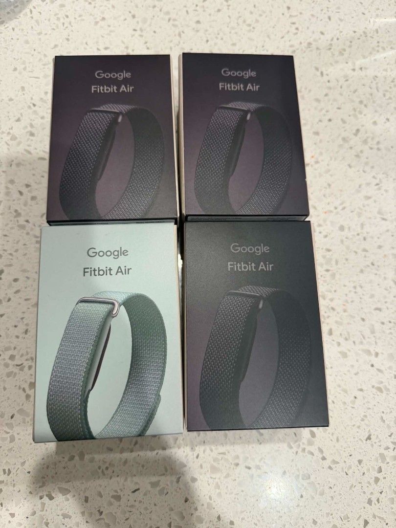 Google Fitbit Air (Category: Wearables & Smart Watches) located in Marikina City. Submitted by kcm.4217 (Listing ID 1468502099, Image 1). Description: Brand new in box 2pcs black available.