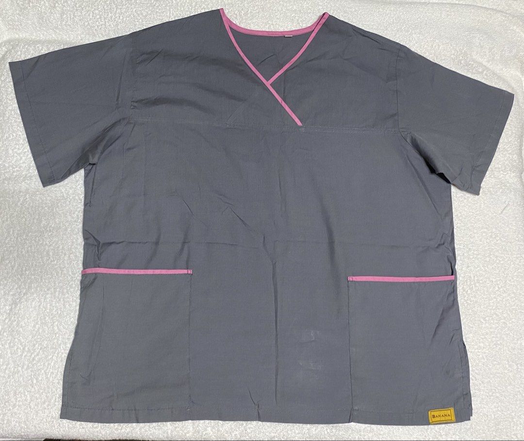 Gray scrubsuit with pink lining (Category: Activewear) located in Morong. Submitted by fcjonline528 (Listing ID 1468622839, Image 3). Description: .
