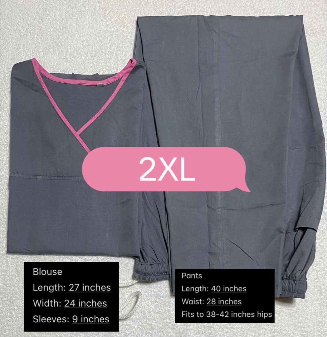 Gray scrubsuit with pink lining (Category: Activewear) located in Morong. Submitted by fcjonline528 (Listing ID 1468622839, Image 1). Description: .