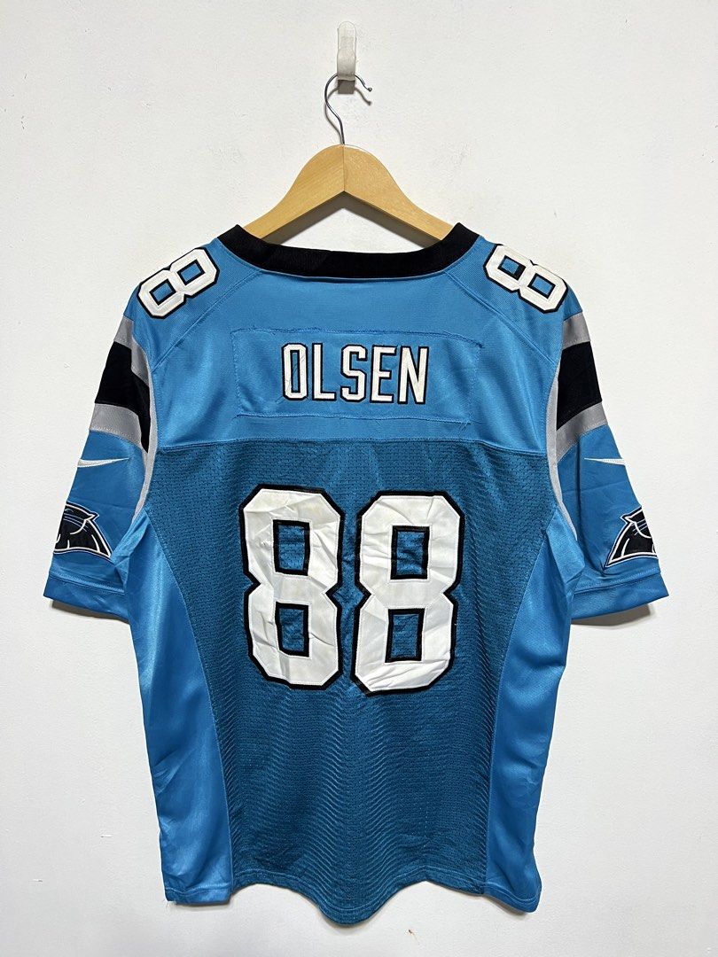 Greg Olsen Carolina Panthers NFL Jersey (Category: Activewear) located in Compostela. Submitted by kimoykimoy (Listing ID 1468696105, Image 2). Description: Xlarge Dimension: 23x30 Color rate & Condition: 9.8/10 Issue: Need wash *Polyester Fabrics, Embroidered Complete tags Location: Compostela, Davao de Oro, Mindanao Disclaimer: Not affiliated with any of the brands or company posted, and this post is not endorsed by or affiliated. This content 