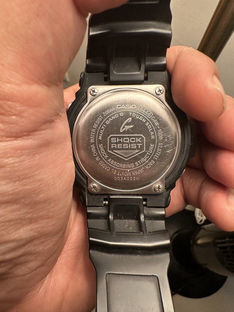 Gshock gaw 100b (Category: Men's Watches) located in Manila. Submitted by lzerjan2190522 (Listing ID 1468589223, Image 3). Description: Gshock gaw 100b solar, US release, unit only..